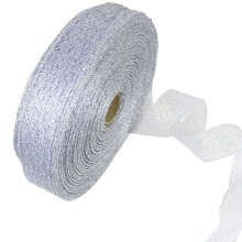 Christmas wrap ribbon transparent printed 6.56ft 1.97in
