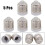 Adaptateur pour ampoule E27 vers E17 (culot candélabre) - Lot de 5 6
