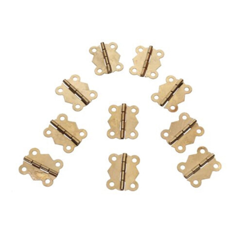 Iron Cabinet Hinges Decorative 10 pcs