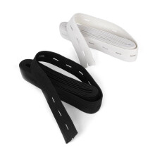 Knit Elastic Band for Buttonholes 2 pcs