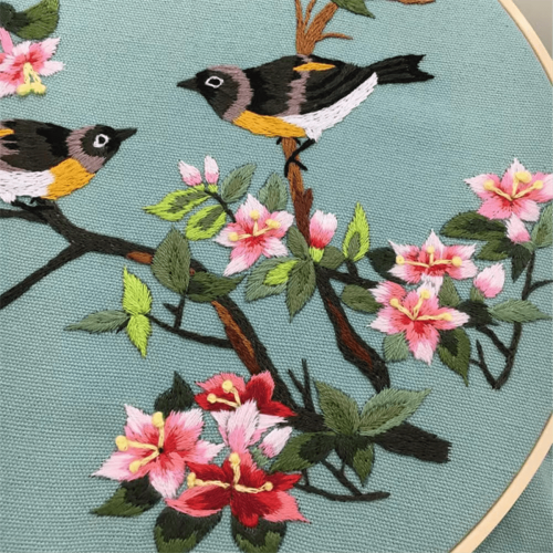 DIY Embroidery Kit for Beginners Holiday Cat 3 Sets 1
