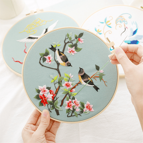 DIY Embroidery Kit for Beginners Holiday Cat 3 Sets 2