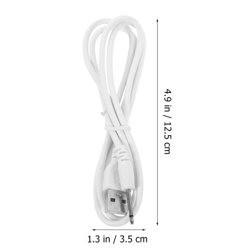 Nabíjecí kabel DC, převodník 2,5 mm na USB, 2 ks 2