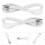 Nabíjecí kabel DC, převodník 2,5 mm na USB, 2 ks 4