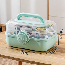 Sewing Kit Box for Adults and Beginners with Compartments