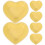 Heart-Shaped Ceramic Bowls 6 pcs 3