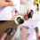 Sewing thimble finger protector adjustable metal 6 pieces 4