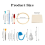 Punch Needle Embroidery Kit Adjustable Tool 18 pcs 2