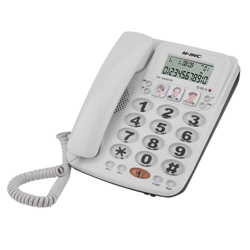 OTVIAP corded phone white with call display 2