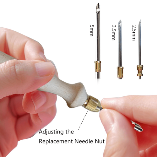 Punch Needle Embroidery Kit Adjustable 7-Piece 2
