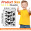 Halloween window clings bats and spiders 224 pcs 7