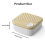 Portable Sewing Box with Threads Needles Scissors Ruler 2