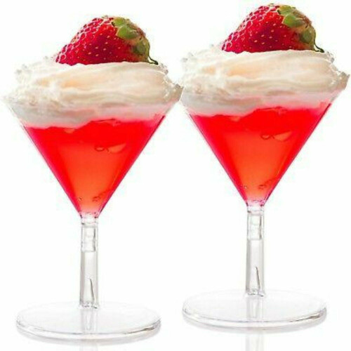Mini verres à martini Lillian transparents 60 ml (lot de 50) 1