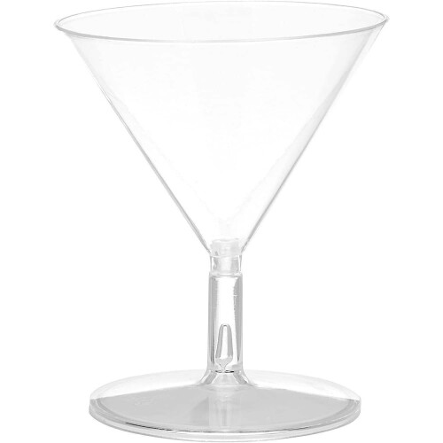 Mini verres à martini Lillian transparents 60 ml (lot de 50) 2