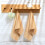 Asciugamani in cotone, marrone chiaro, 35,5 x 76 cm, set da 2 3