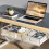 Under Desk Drawer Organizer Box 2 pcs 4
