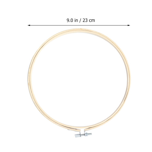 Bamboo Embroidery Hoop 23cm 1 Piece 2