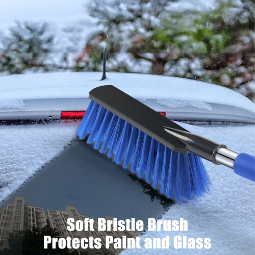 Car Snow and Ice Scraper Brush 2-in-1 Detachable 2
