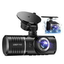 Car Dash Cam 1080P Triple Channel with G-Sensor