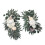 Silk Wedding Arch Flowers White Artificial Flower Swag 5