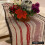Red Table Runner for 4-Seater, 14 x 60 Inch, Silk Abstract 6