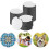 Sublimation Car Cup Coasters Blanks Mat 30 Pcs 2