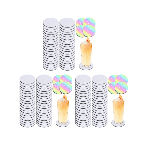 Round sublimation blank coaster 48 pcs 1