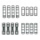 Bike Silicone Strap with High Elasticity 4 pcs 8