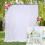 Wedding Party Window Curtain Semi-Transparent Mesh Black 7