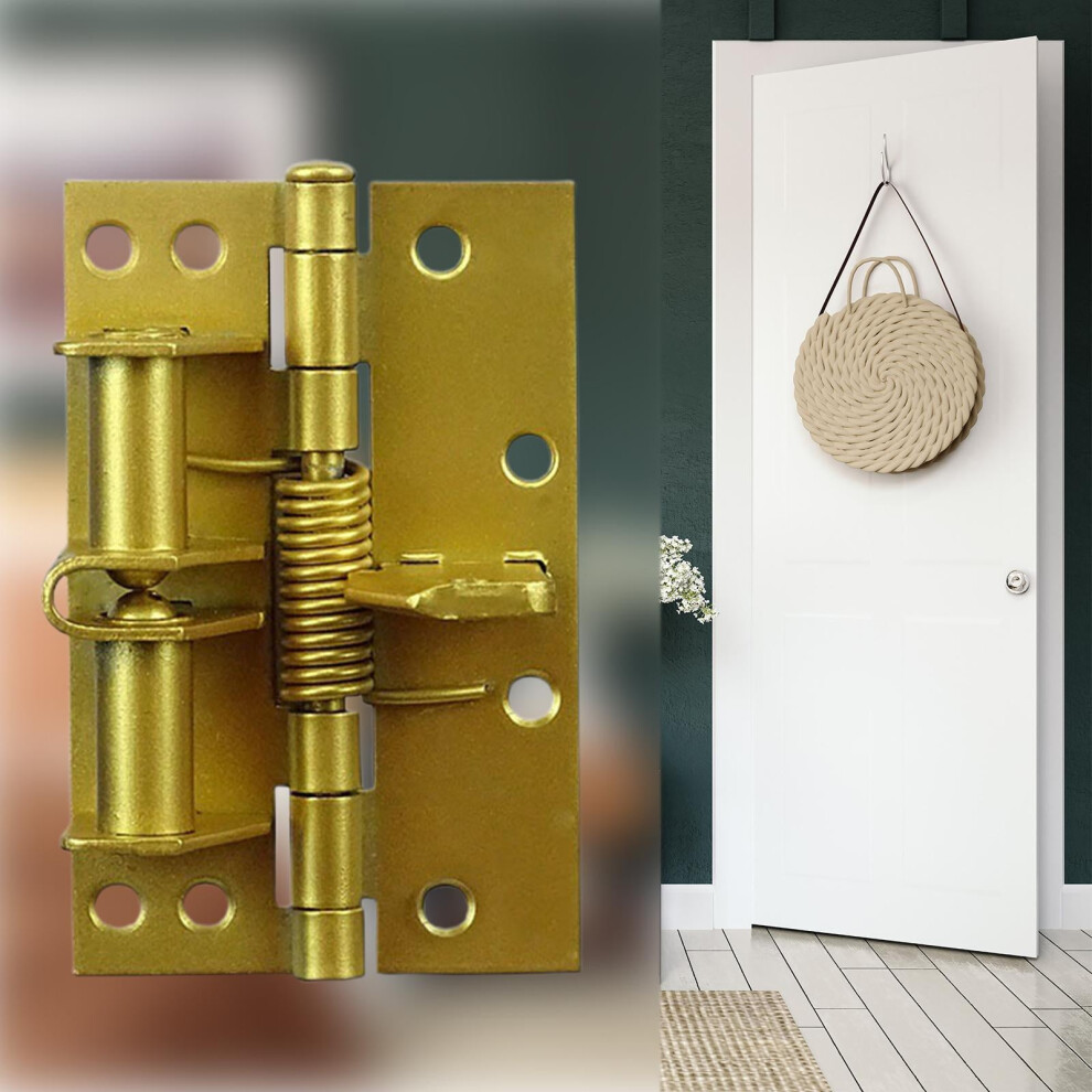 Metal Spring Door Hinge Self-Closing For Wooden Cabinet 9357860715508