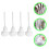 Soft Toilet Bowl Brush White 4 Pack 7