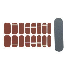 Tkrady nail sticker solid color film 12 sheets