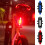 LED bike tail light waterproof USB rechargeable 1 pack 4