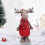Christmas Deer Elk Desktop Ornament Telescopic Decor 6