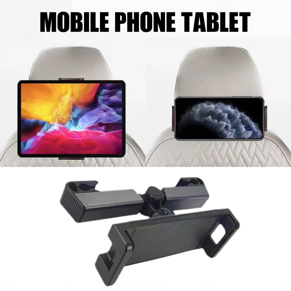 Car Headrest Tablet Holder Adjustable For Ipad Phone 9357860727051