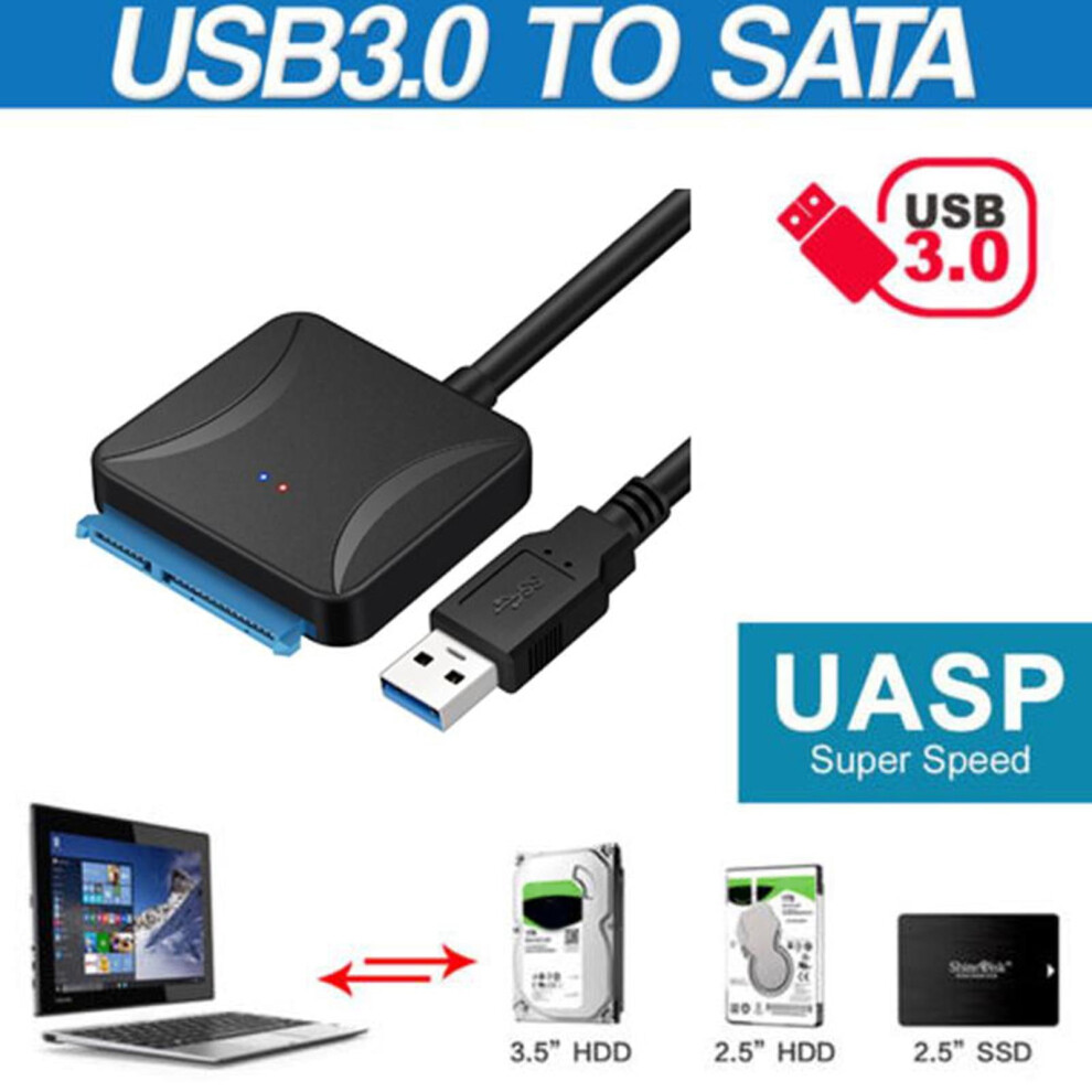 Sata To Usb 3.0 Adapter For 2.5/3.5 Inch Ssd/Hdd 9357860727174