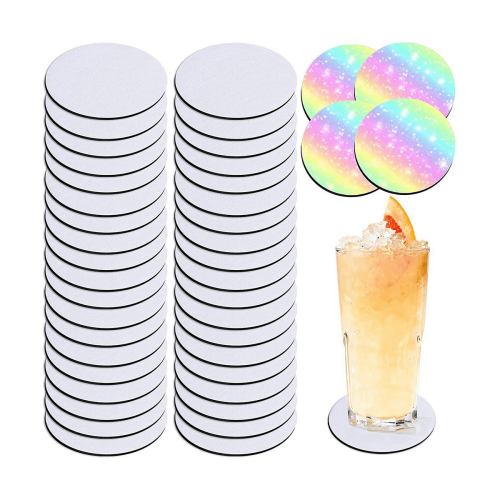 Round sublimation blank coaster 48 pcs 2