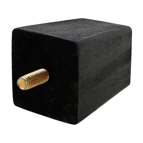 Wooden Sofa Legs Black 15cm 4 Pieces 1