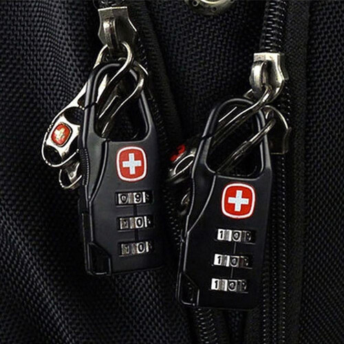 Mojoyce alloy combination padlock for luggage zipper 1