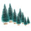 Toudaret mini Christmas trees with wood base 8 pcs 3