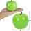 Nepappels, groen, realistisch, set van 6 2