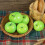 Nepappels, groen, realistisch, set van 6 4