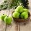 Nepappels, groen, realistisch, set van 6 5