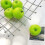 Nepappels, groen, realistisch, set van 6 6