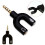 Adaptateur répartiteur stéréo 3,5 mm pour micro et casque 6