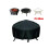 Round Fire Pit Cover 30-48 Inch Heavy Duty Waterproof 8