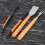 Stainless Steel Grill Set with Handle Fork Spatula Clip 6