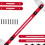Red Stair Tread Gauge Tool for Accurate Shelf Scribing 7