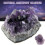 Amethyst Cluster Natural Quartz Crystal Specimen 1 Piece 7