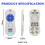 Teether miotóga leanbh silicone Luniquz 2 phíosa liath 8